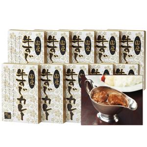 国産牛すじカレー中辛 10食 国産牛すじカレー180g×10 レトルト KGS-50 内祝い お祝い 返礼品 贈答 進物 ギフトプレゼント 税率8％｜yabumoto