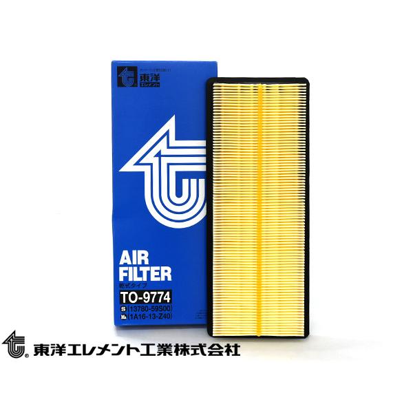 ワゴンR MH95S エアエレメント エアー フィルター クリーナー 東洋エレメント TO-9774...