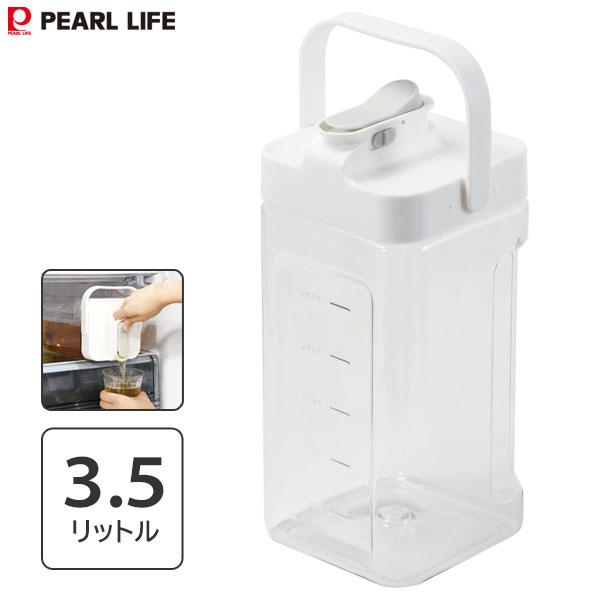 冷水ポット 3.5L クールラージ パール金属 DD-8021 / 3500ml 目盛り付き メモリ...
