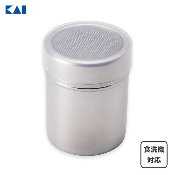 ハンディ粉ふるい (フタ付き) 貝印 DL7241 / 食洗機対応 蓋付き 粉ふるい 片手 便利 お...