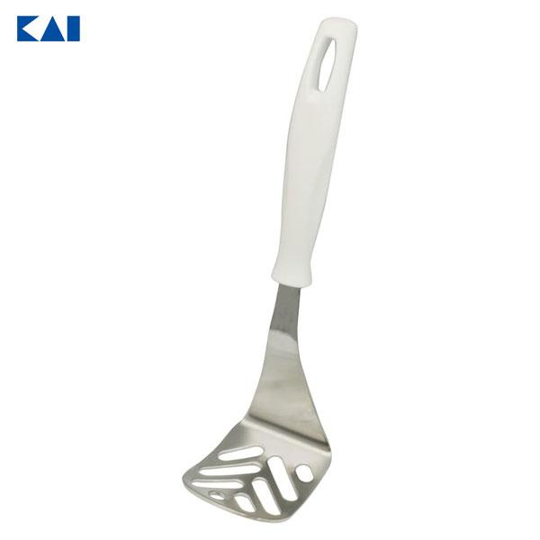 マッシャー ホワイト 貝印 DE5806 / 日本製 マッシャー ポテトサラダ ポテサラ 持ちやすい...