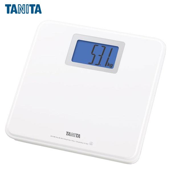 デジタルヘルスメーター ホワイト タニタ HD-662WH / 体重計 バックライト付き ステップオ...