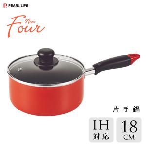 パール金属 寸胴鍋 21cm ガラス蓋付 IH対応 マーブルダイヤモンド ママ