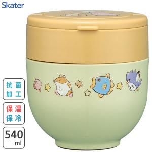 抗菌 折りたたみハンドル付 保温 保冷 丼ランチジャー 540ml 星のカービィ スケーター LDNO6AG / 弁当箱 ランチボックス 任天堂 カービー かわいい 男の子