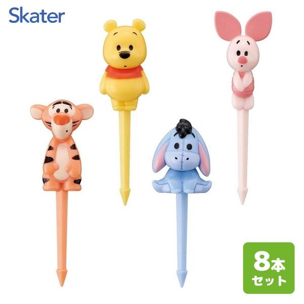 ランチピックス (4本入×2個セット) くまのプーさん  スケーター LKP5D / 8本入り フー...