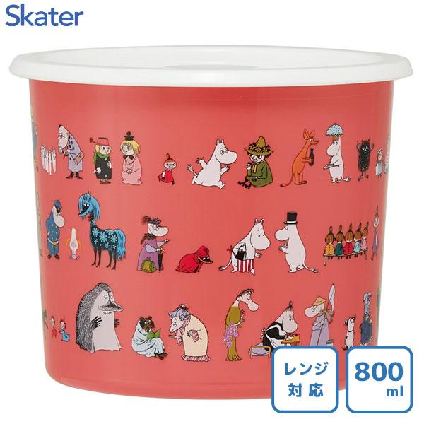 ワンタッチ シール 密閉保存容器 800ml ムーミン80 スケーター SOT8 / 日本製 フード...