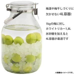 取手付密封びん 4L 星硝 / 日本製 400...の詳細画像2