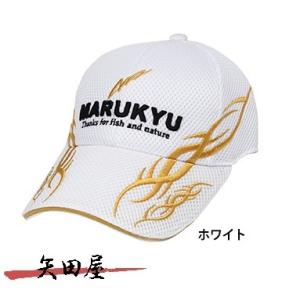マルキュー マルキユートライバルメッシュキャップ01 ホワイト Lサイズ