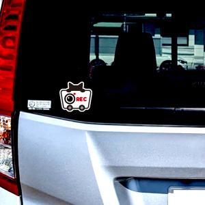 REC ドライブレコーダー 搭載 車 猫 ステ...の詳細画像4