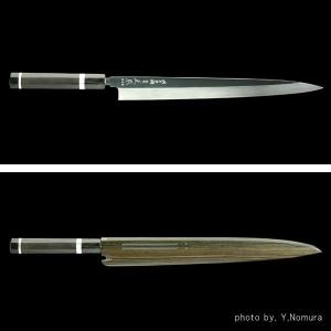 正本総本店 MASAMOTO 本焼・玉白鋼誂 フグ引刺身庖刀 包丁 300mm