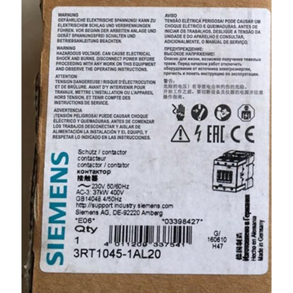 SIEMENS 3RT1045-1AL20 Contactor 3RT1 045-1AL20 シーメ...