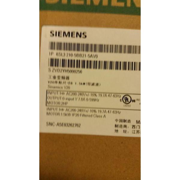 シーメンス SIEMENS 6SL3210-5BB21-5AV0 SINAMICS,