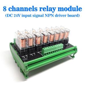 OMRON 8 Relay Module Eight Panels Driver Board Module DC 24V オムロン