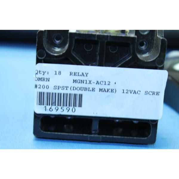 OMRON MGN1X-AC12 SPST DBLE Make 12VAC Screw Term P...