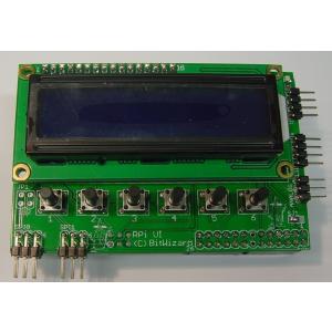 RPI_UI - User Interface for Raspberry pi (with blue 16x2 LCD, buttons RTC on I2C)