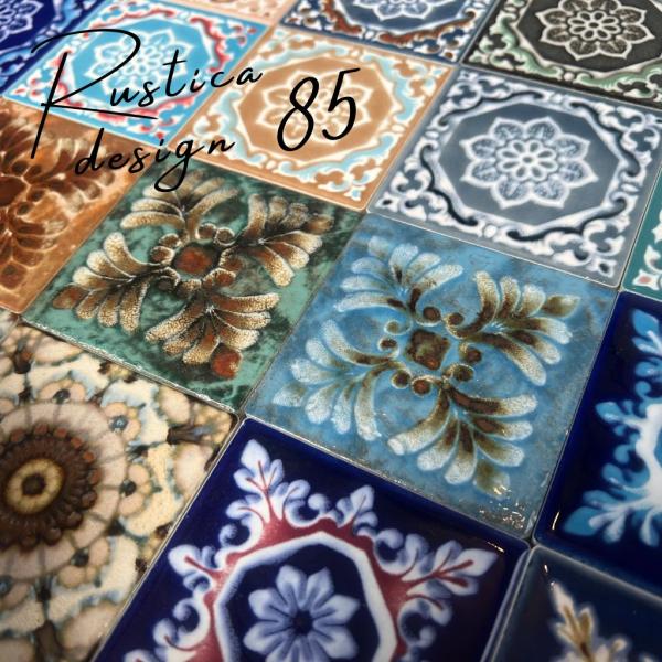 タイル 日本製 美濃焼 モザイクタイル 正方形 DIY 浴室 お風呂 トイレ 水回り 玄関 内装 外...