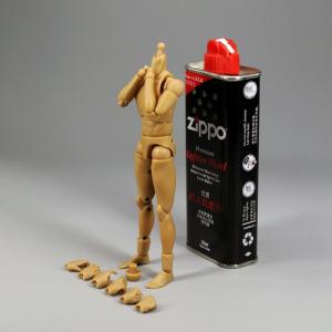 WIND TOYS 1/12スケール 超可動フィギュア男性素体 ブラック