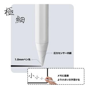 【ペン先2個付】iPad タッチペン 極細 i...の詳細画像5