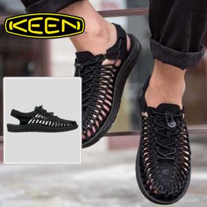 父の日　KEEN キーン UNEEK ユニーク  1014097 メンズ アウトドア サンダル　ゴム紐　大人気　夏