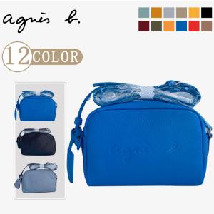 agnes b. アニエスベー レディース レザー　ショルダーバッグ ロゴ ミニショルダーバッグ