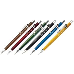 ぺんてる/Pentel ロングセラーシャープペン 0.3mm 0.5mm 0.7mm 0.9mm 全６色 P203/P205/P207/P209