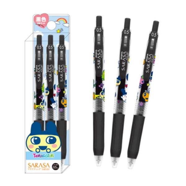 たまごっち　SARASAクリップボールペン3本セット カミオジャパン sarasa230059