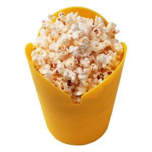 Felio ポップコーンメーカー 直径13×高さ17cm 電子レンジ対応 食洗機対応 コンパクト収納可能 F20212
