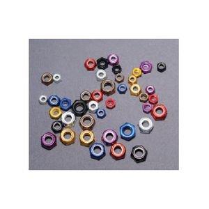 DURA-BOLT(デュラボルト) ロックナット M8用 W13mm x H8mm アルミ レッド ...