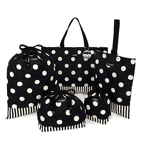 入園入学セット polka dot large(twill・black) 入園グッズ 入学グッズ 小...