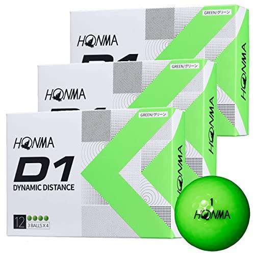 本間ゴルフ HONMA D1 ゴルフボール 3ダースセット（36球） BT2201 2022年モデル...