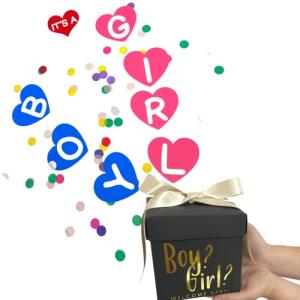 ジェンダーリビールボックス 【てんとうむしオリジナル】 ジェンダーリビール 赤ちゃん 性別 発表 性別発表 ジェンダーリビールバルーン ケーキ コンフ