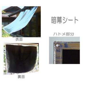 日よけ 防暑暗幕シート 遮光率100% 裏黒 ...の詳細画像4