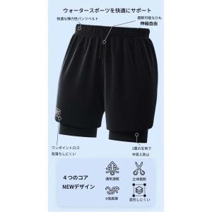 上下セット 水着 メンズ ラッシュガード フィ...の詳細画像5