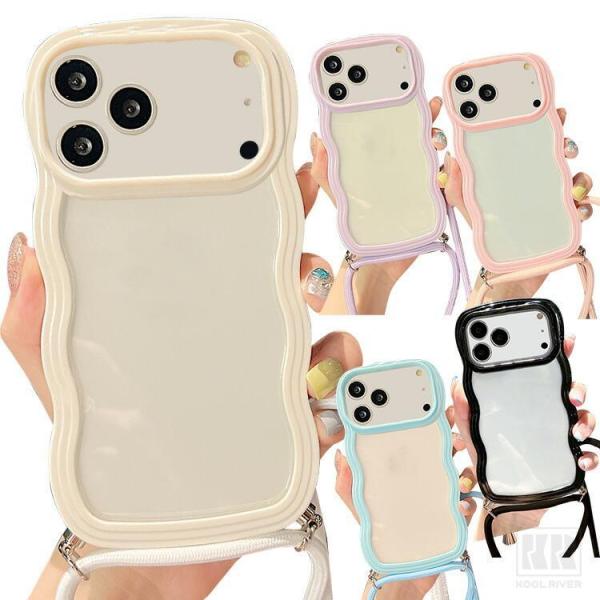 iPhone17 クリア ケース 17 Air/17 Pro/17 Pro Max スマホショルダー...