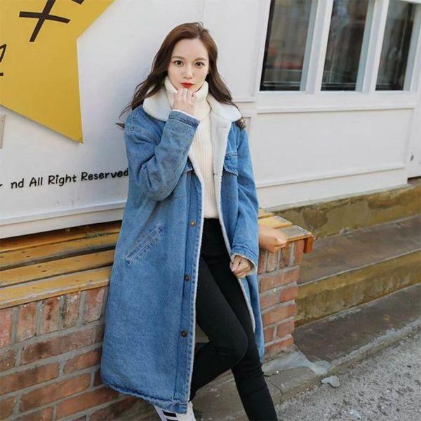 デニムジャケット デニムコート ボア　裏起毛　コート　裏ボアコート　ジャケット 大きいサイズ ボアジ...