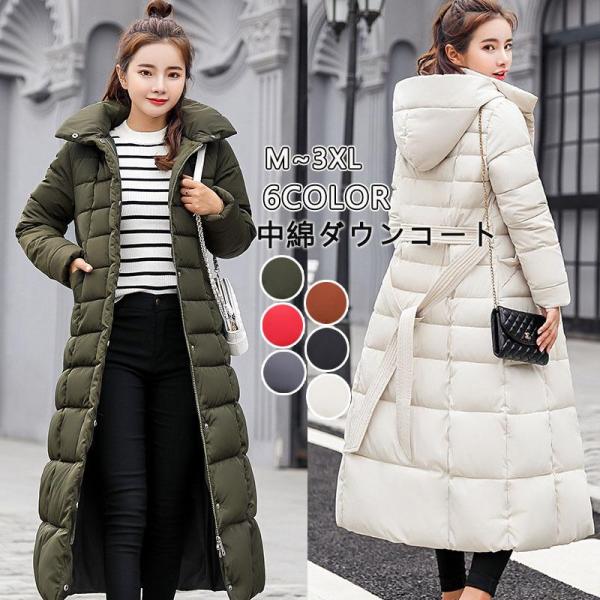 コート ロング 中綿コート レディース トップス ロングコート チュニック 軽量 厚手 大きいサイズ...