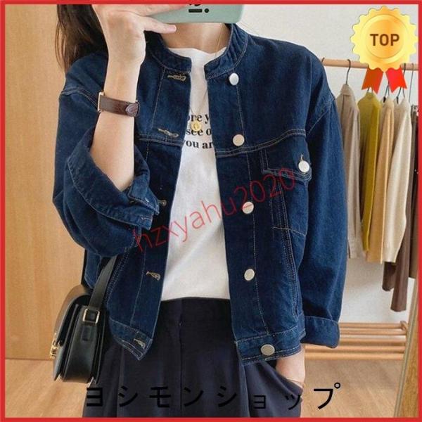 ジャケット レディース デニム アウター Gジャン 洋服 デニムジャケット 春服 コート カジュアル...