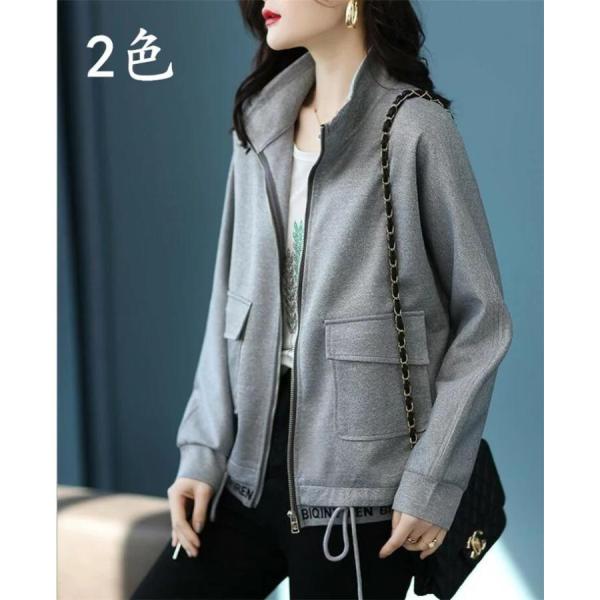 レディース　トップス　 おしゃれ　シンプル 長袖　スウェット　大きいサイズ　大人カジュアル フェイク...