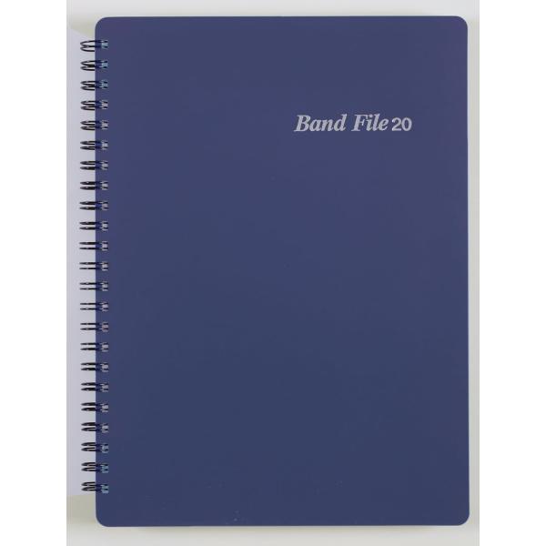 BandFile（バンドファイル） 20ポケット（楽譜40ページ分）パープル