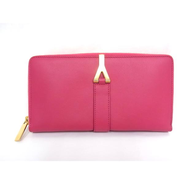 SAINT LAURENT PARIS サンローランパリ ラウンドファスナー長財布 314991 B...