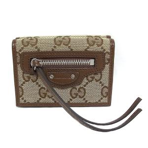 GUCCI（グッチ） ラウンドファスナー 長財布 レザー 496317