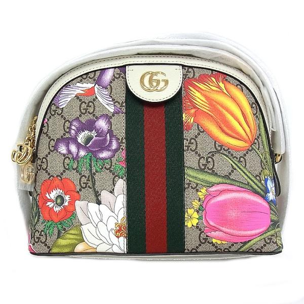 グッチ GUCCI 499621 GGスプリームキャンバス ショルダーバッグ 花柄 GGフローラ 斜...