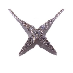 カシケイ メランジェ ネックレス MELANGE ブラウンダイヤ 0.90ct