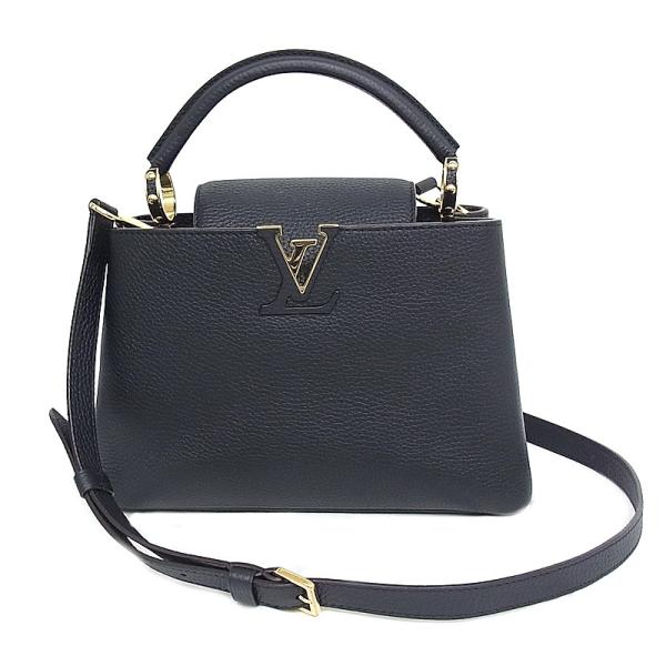 ルイヴィトン LOUIS VUITTON トリヨンレザー カプシーヌBB ハンドバッグ ショルダー付...