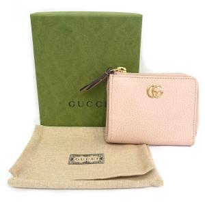 グッチ GUCCI コンパクト財布 ピンク コ...の詳細画像4