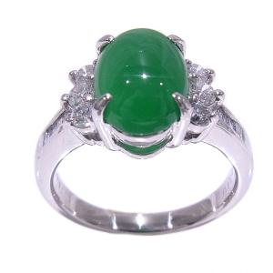 ペンダントトップ 翡翠 2.37ct ダイヤモンド 0.59ct プラチナ Pt900