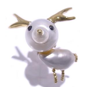 MIKIMOTO（ミキモト） 現行モデル パール ブローチ 幸福の木 ラージ