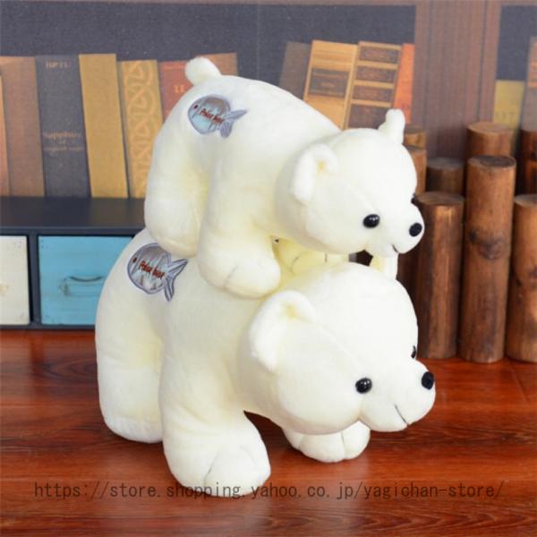 大 クマ 白熊ぬいぐるみ 抱き枕 熊 かわいい リアル 白熊の置物 白熊 大きい お誕生日 もちもち...