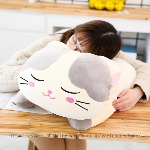 ネコぬいぐるみ 抱き枕 猫 抱き枕 ねこ縫い包み かわいい リアル 抱き枕 ぬいぐるみ 縫いぐるみ ...