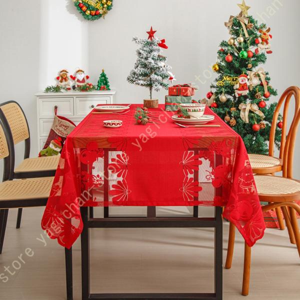 テーブルクロス 撥水 テーブルマット 防水 6色 3サイズ 高級 クリスマス デスクマット 食卓カバ...